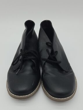 Place Black Leather Footwear#045
